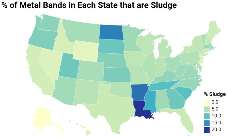 Sludge Metal Bands In Each State Scrolller