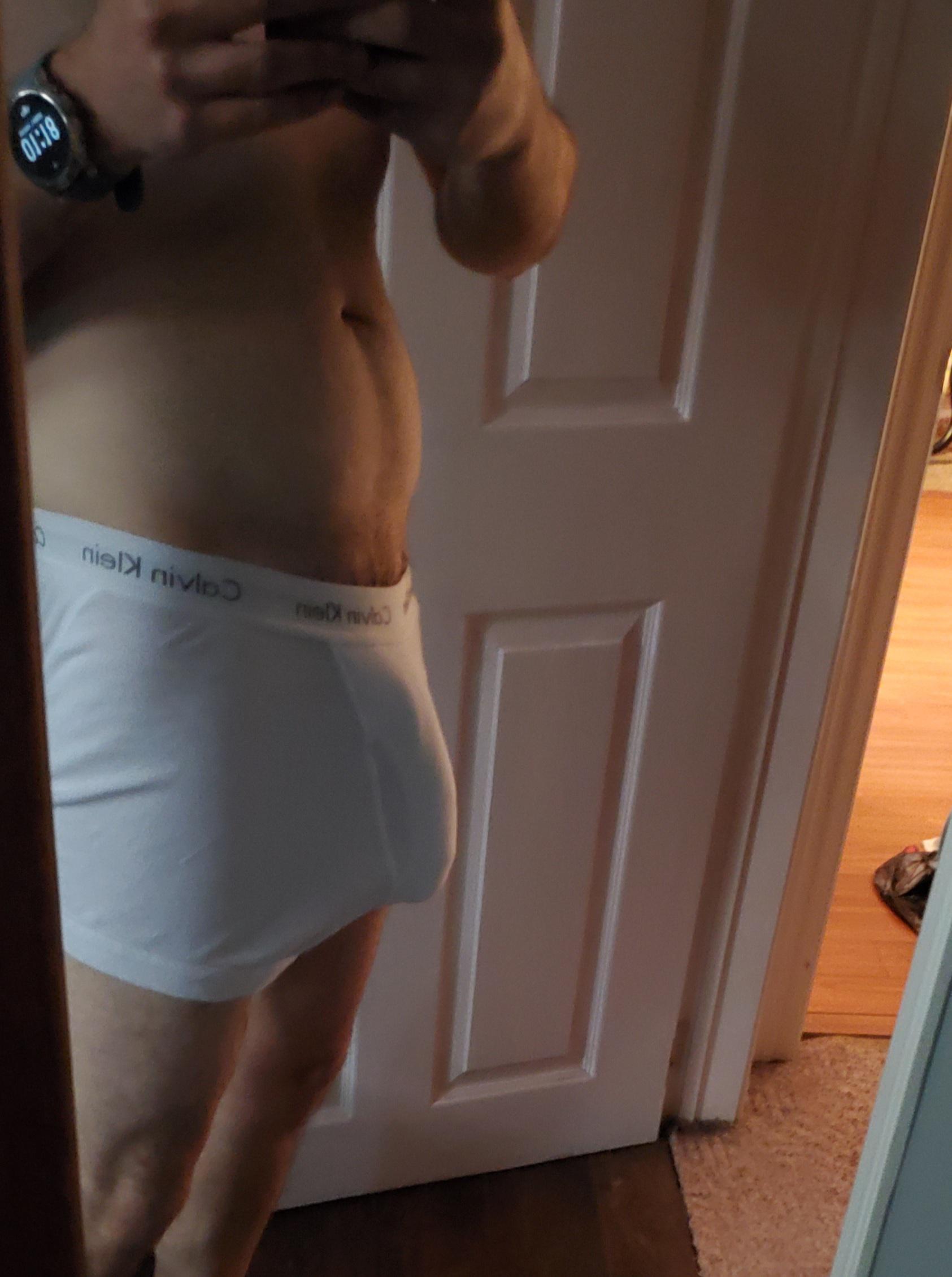 Something About A Bulge In The White Calvins Scrolller