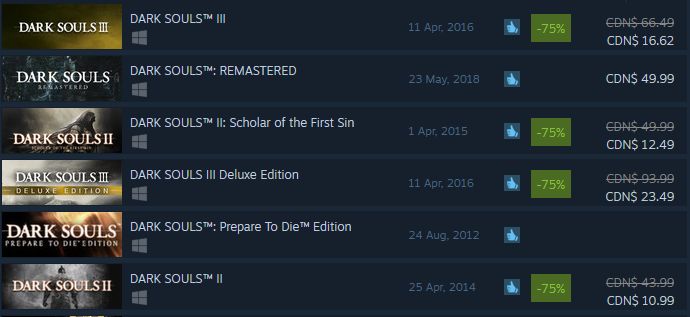 Why Does Dark Souls Remastered Never Go On Sale On Steam Scrolller