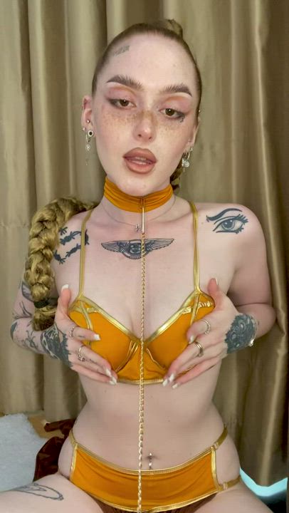 Hope You Like Small Titty Princess Slave Leia Cosplay Reveal