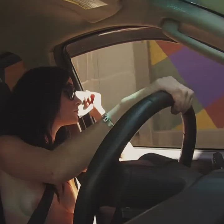 Drive Thru Boobs Out Veruca James Wood Rocket Nude Flashing