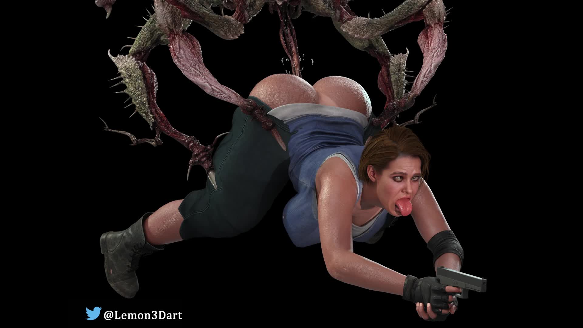 Jill Valentine Drain Deimos Sperm Bank Lemon Dart Resident Evil