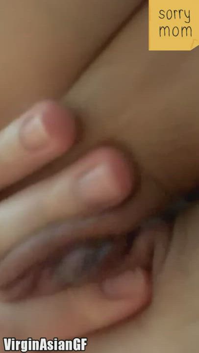 OC Squeezing The Juice Out Of My Tight Japanese Pussy Wanna Try