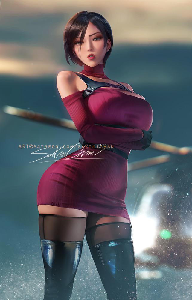 Ada Wong Sakimichan Resident Evil Scrolller