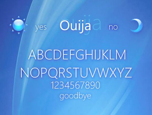 I Had A Dream That There Was A Frutiger Aero Ouija Board Scrolller