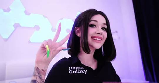 Sam Purple Bitch Samsung Scrolller