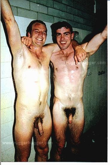 2 Rugby Players Celebrate A Win Together In The Showers Scrolller