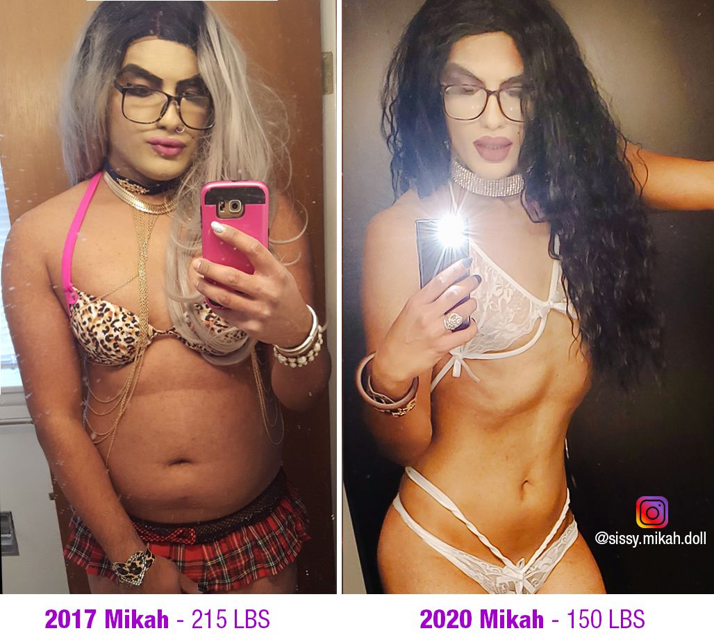 2017 To 2020 My SISSY Transformation Fat Broke To Petite Self