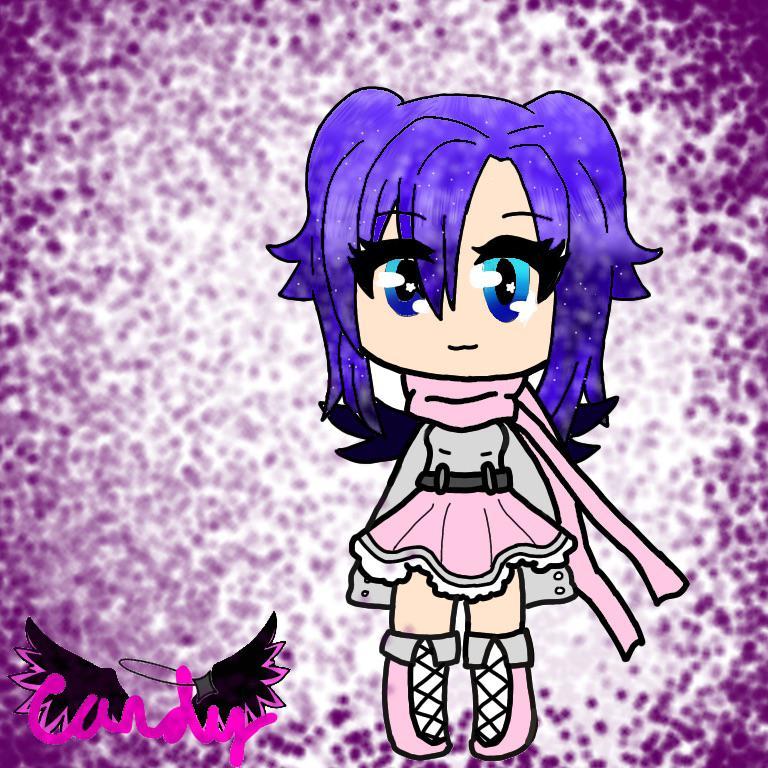 A Front Facing Gacha Character I Decided To Draw That Kinda Sucks