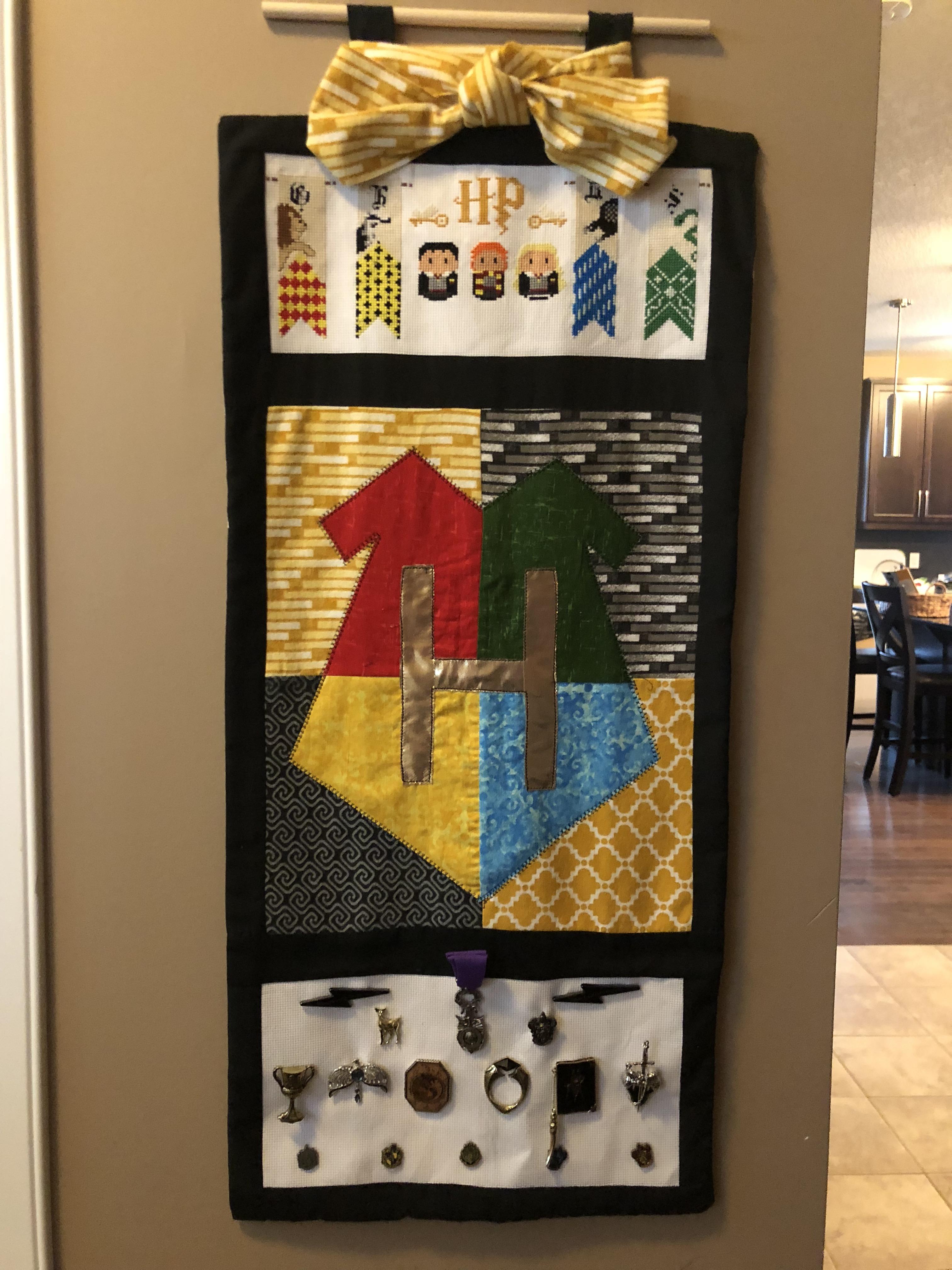 A Harry Potter Wall Hang I Made To Hold All My Pins Scrolller