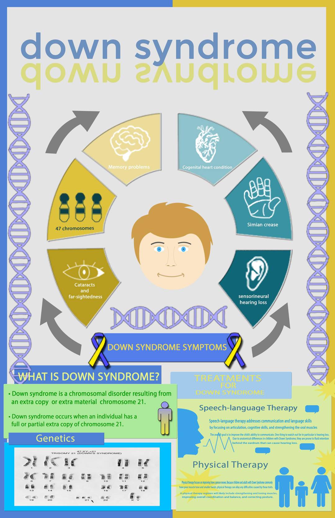 A Small Overview Of Down Syndrome Infographic This Design Has Small