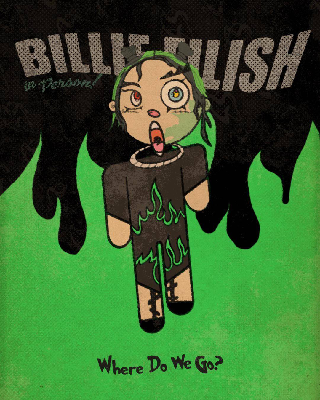 BILLIE EILISH Retro Tour Poster By Me Mykeaveli On Twitter And