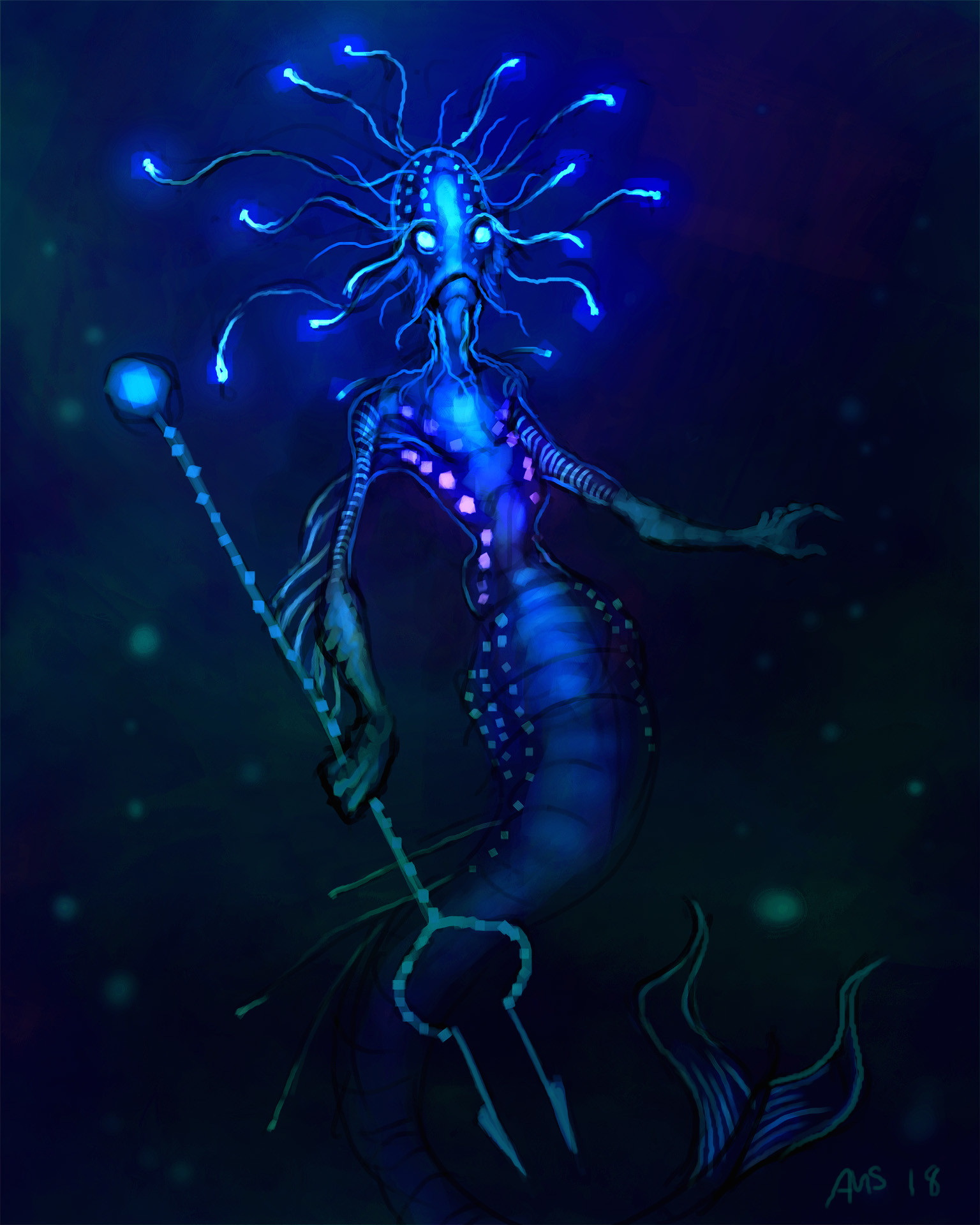 Deep Sea Mermaid By Aric Salyer Scrolller