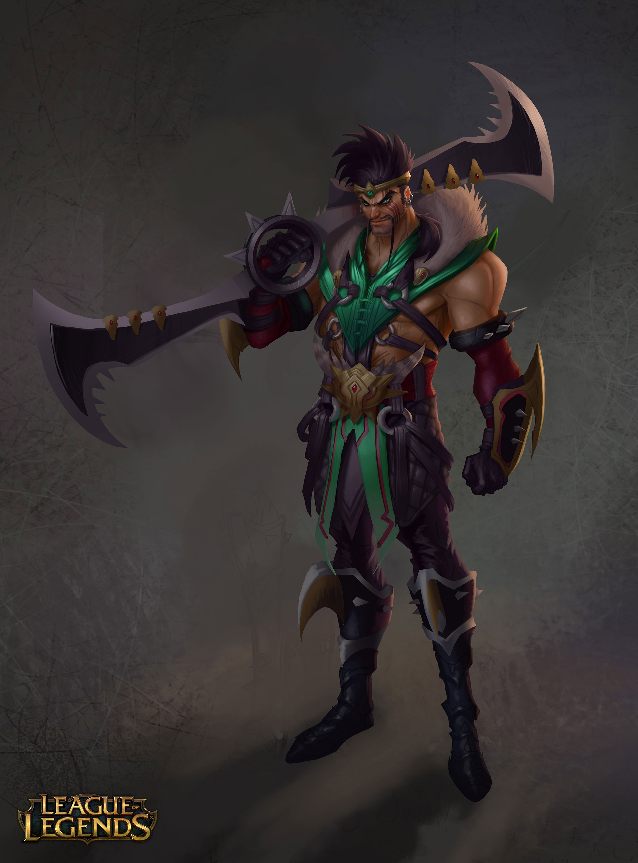 Draven Concept Art From A New Dawn Cinematic Scrolller