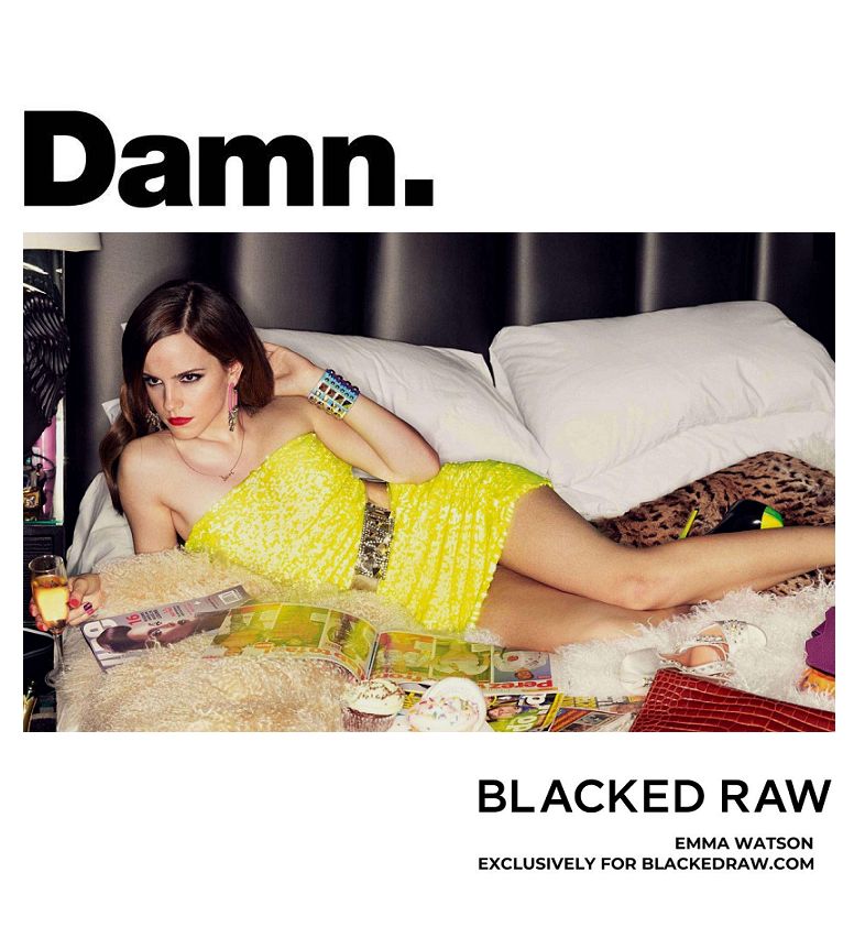 Emma Watson For Blacked Raw Scrolller