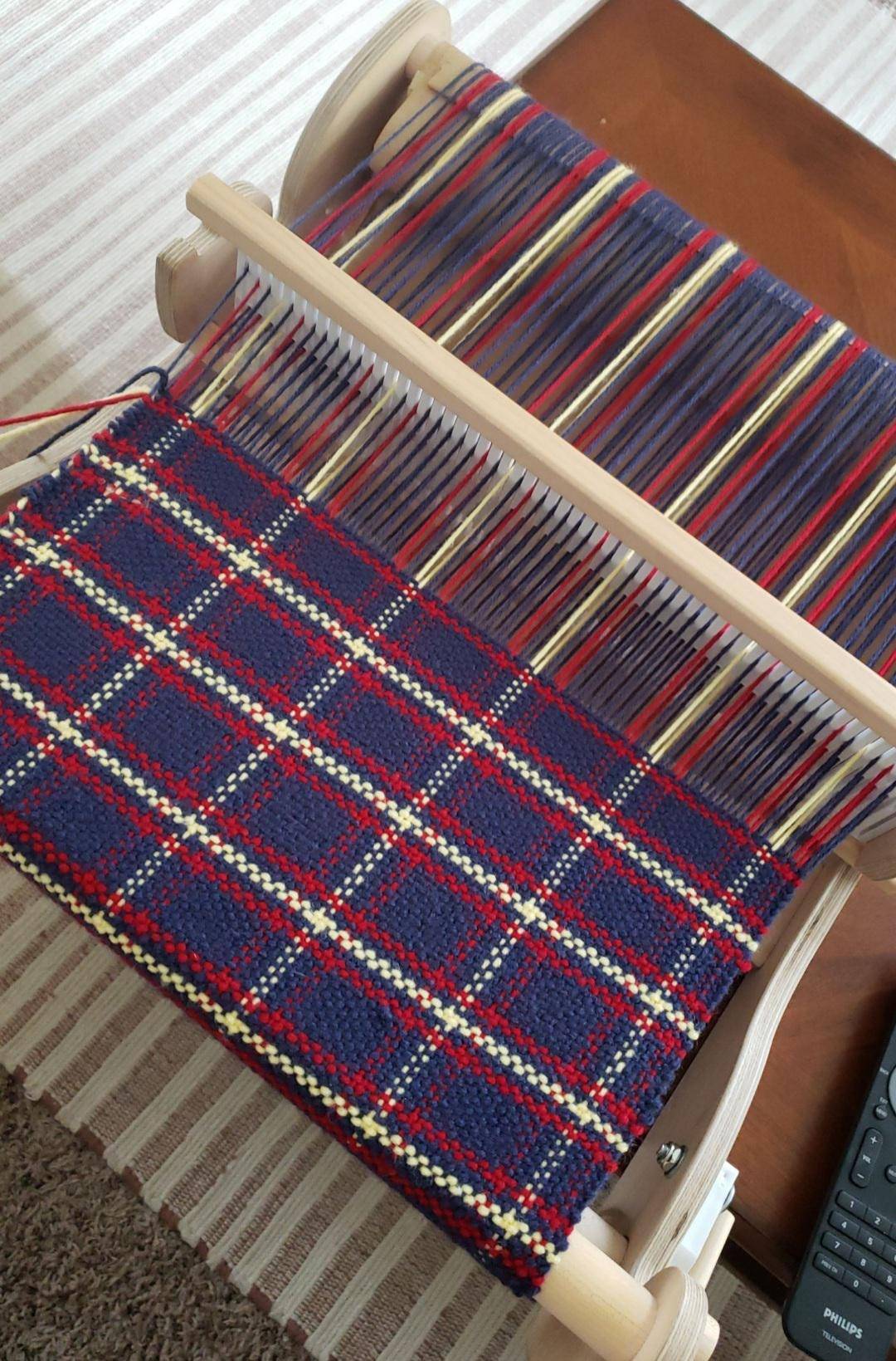 First Time Weaving Ever Using A Rigid Heddle Loom Learned That