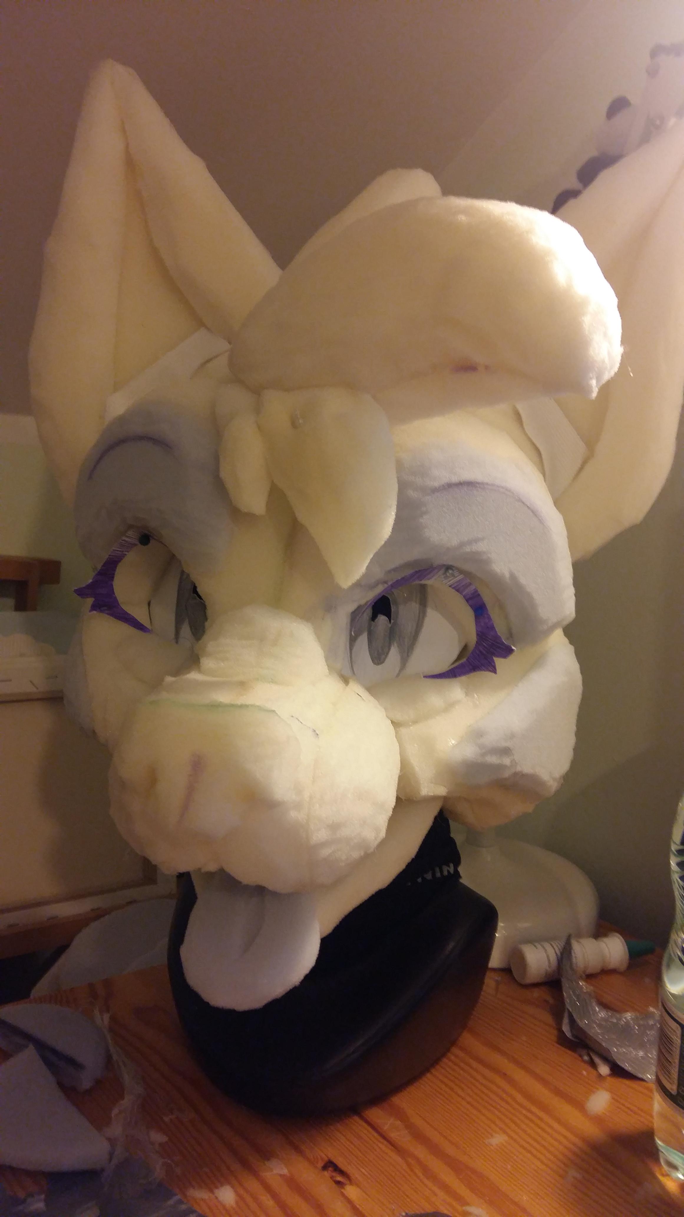 Here She Is Her Ears Are Glued Down And Secured Plus Her Moving Jaw Is