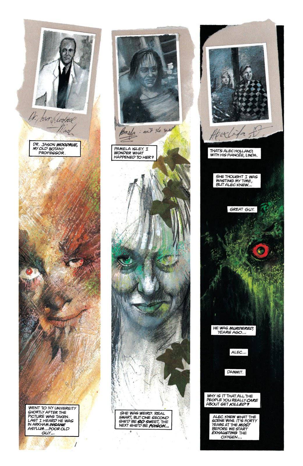 I Love Swamp Thing S Appearances In The Black Orchid Comics By Gaiman