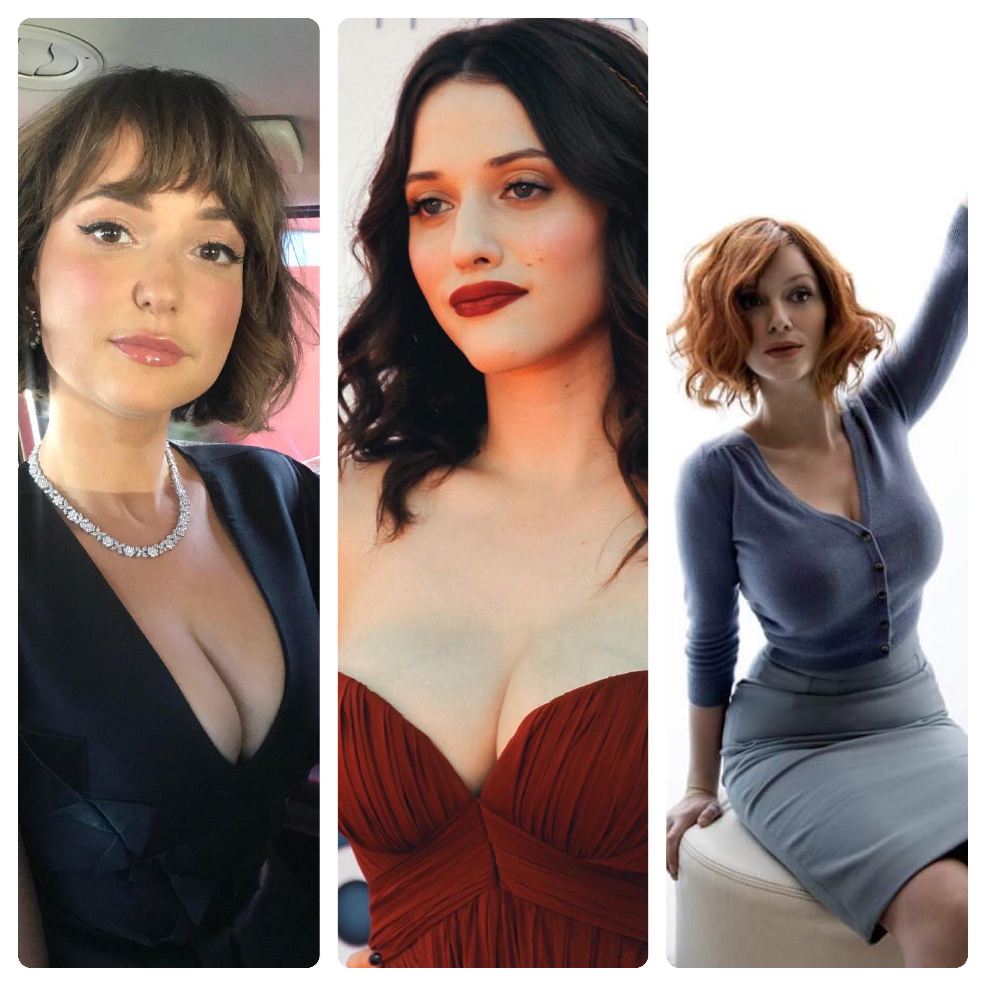 Milana Vayntrub Kat Dennings Christina Hendricks Dirty Talking