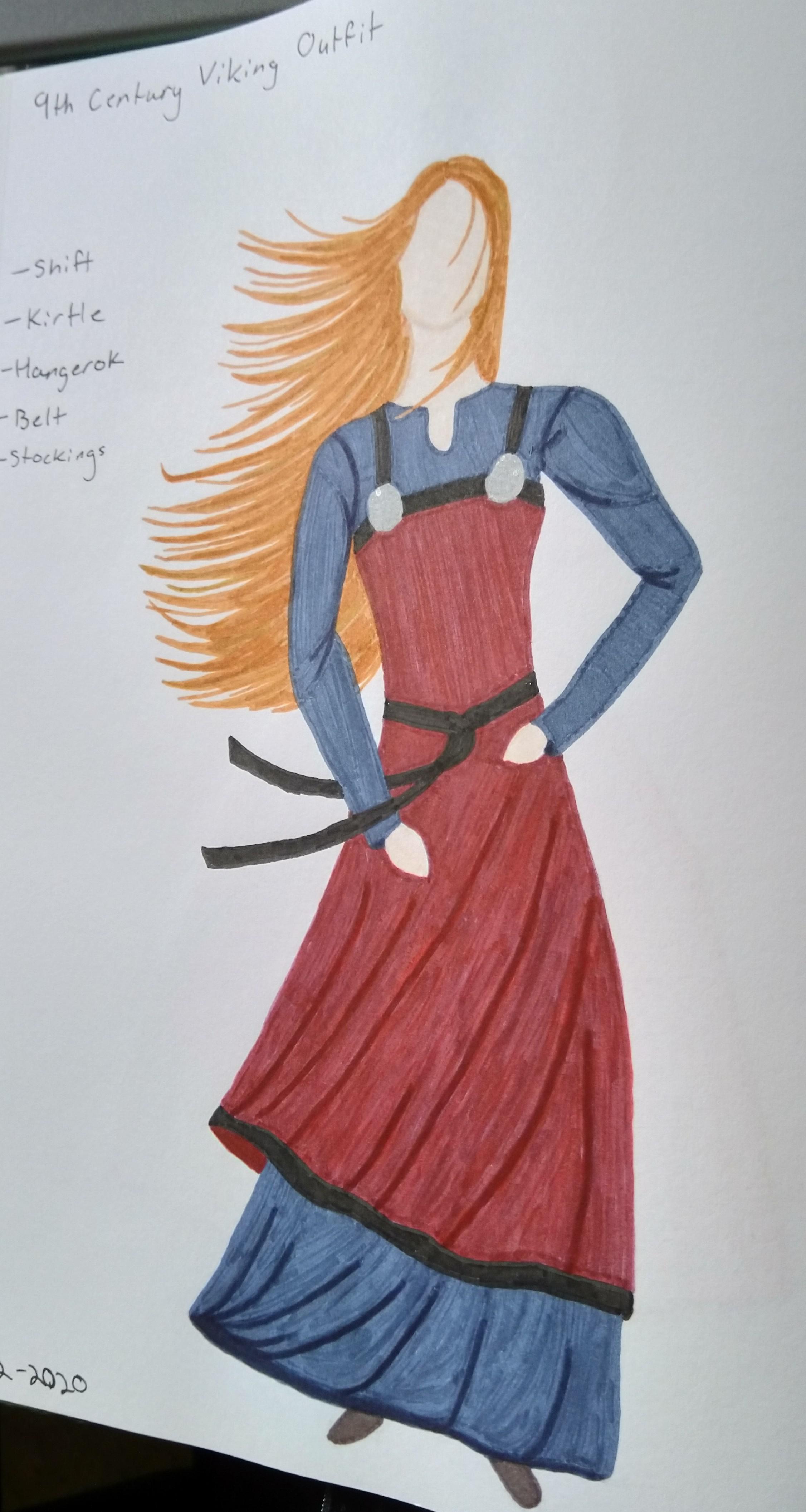 My Design Of A Th Century Woman S Viking Ensemble This Is About Was 21574 |  Hot Sex Picture