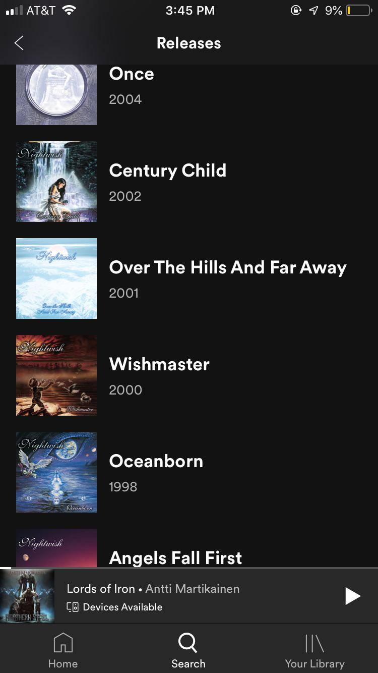 Nightwishs Old Albums Are Now On Spotify Scrolller