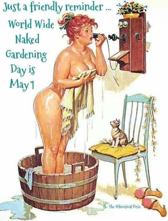 May St Is World Naked Gardening Day Scrolller