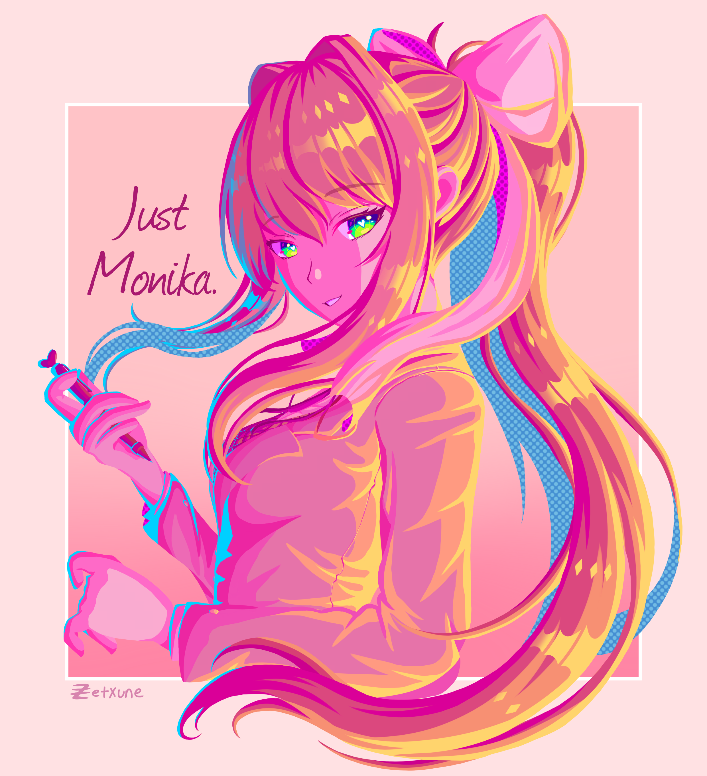 My Monika Art For DDLC S Rd Anniversary Scrolller