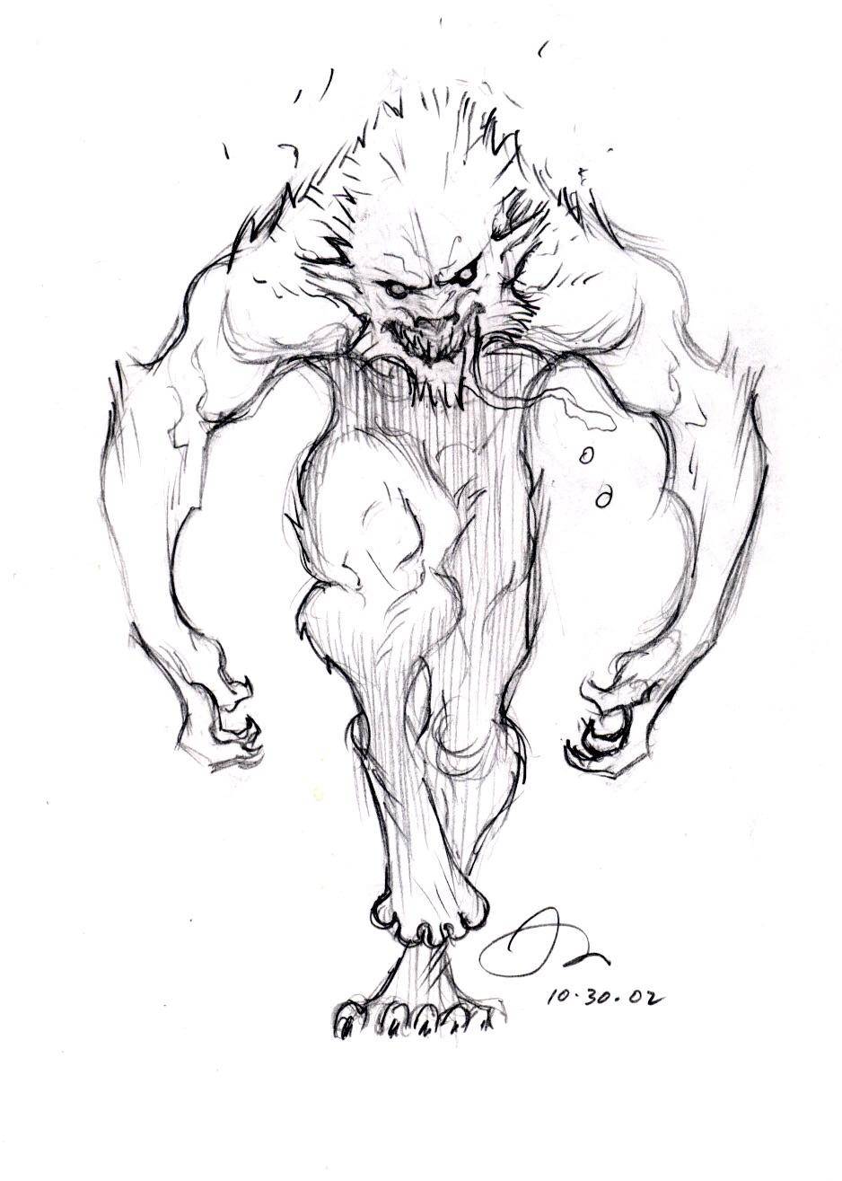 Van Helsing Official Werewolf Concept Art Scrolller