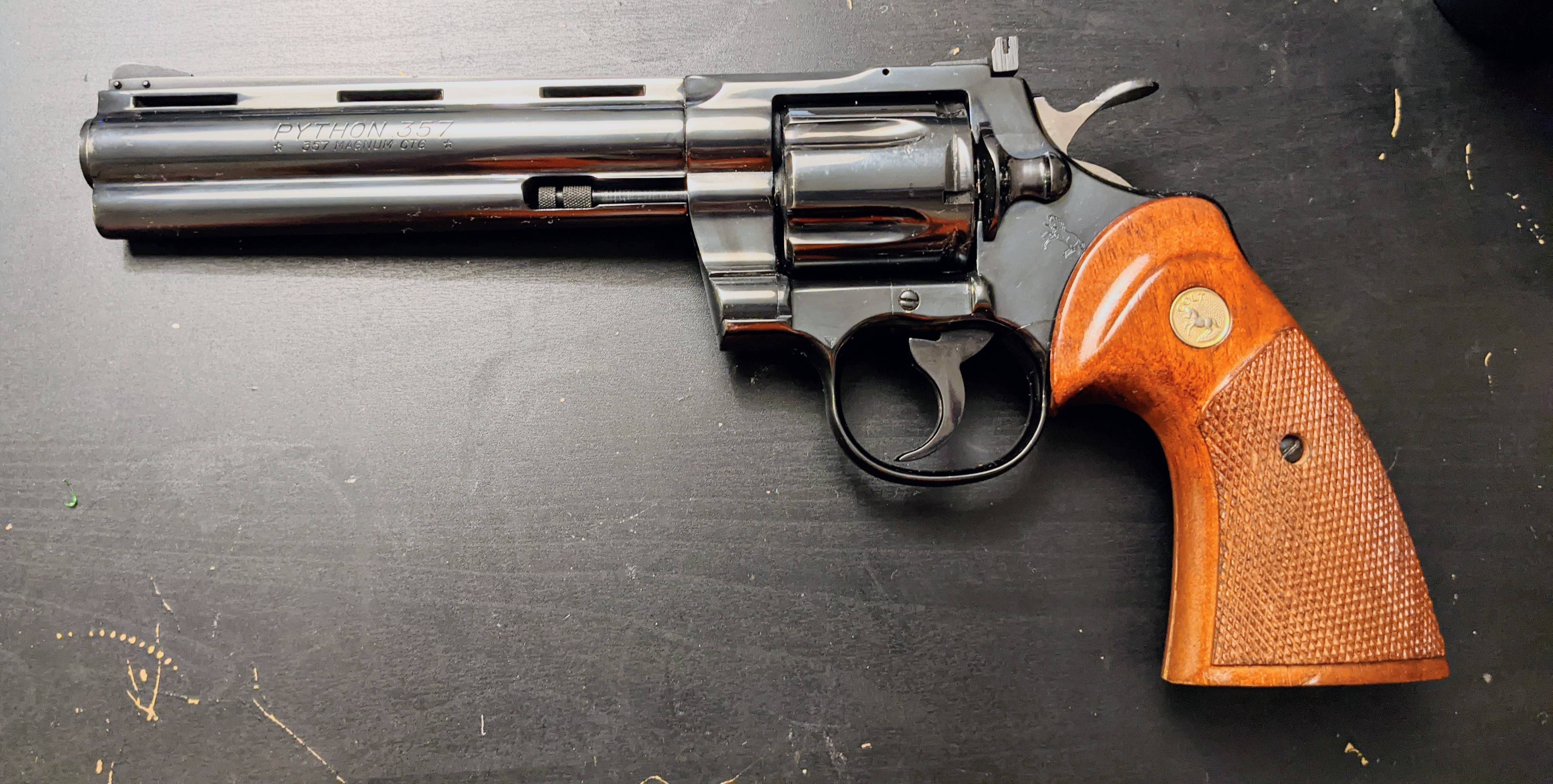 1971 Colt Python It Shoots Better Than It Looks Which Says A Lot