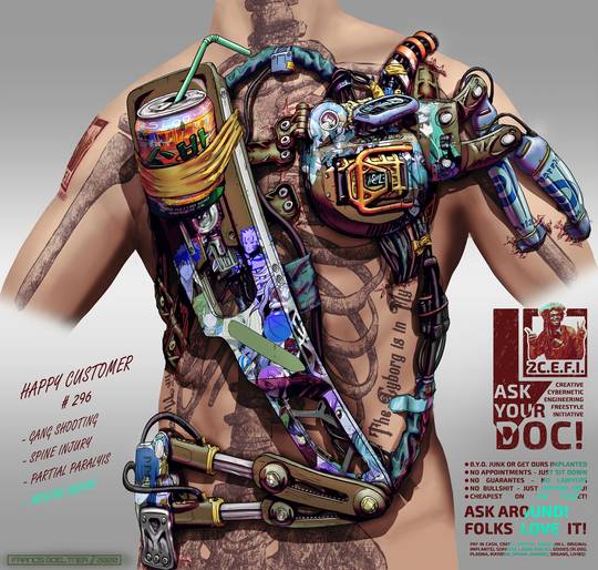 2C.E.F.I (Creative Cyberware Engineering Freestyle Initiative) by Francis Goeltner