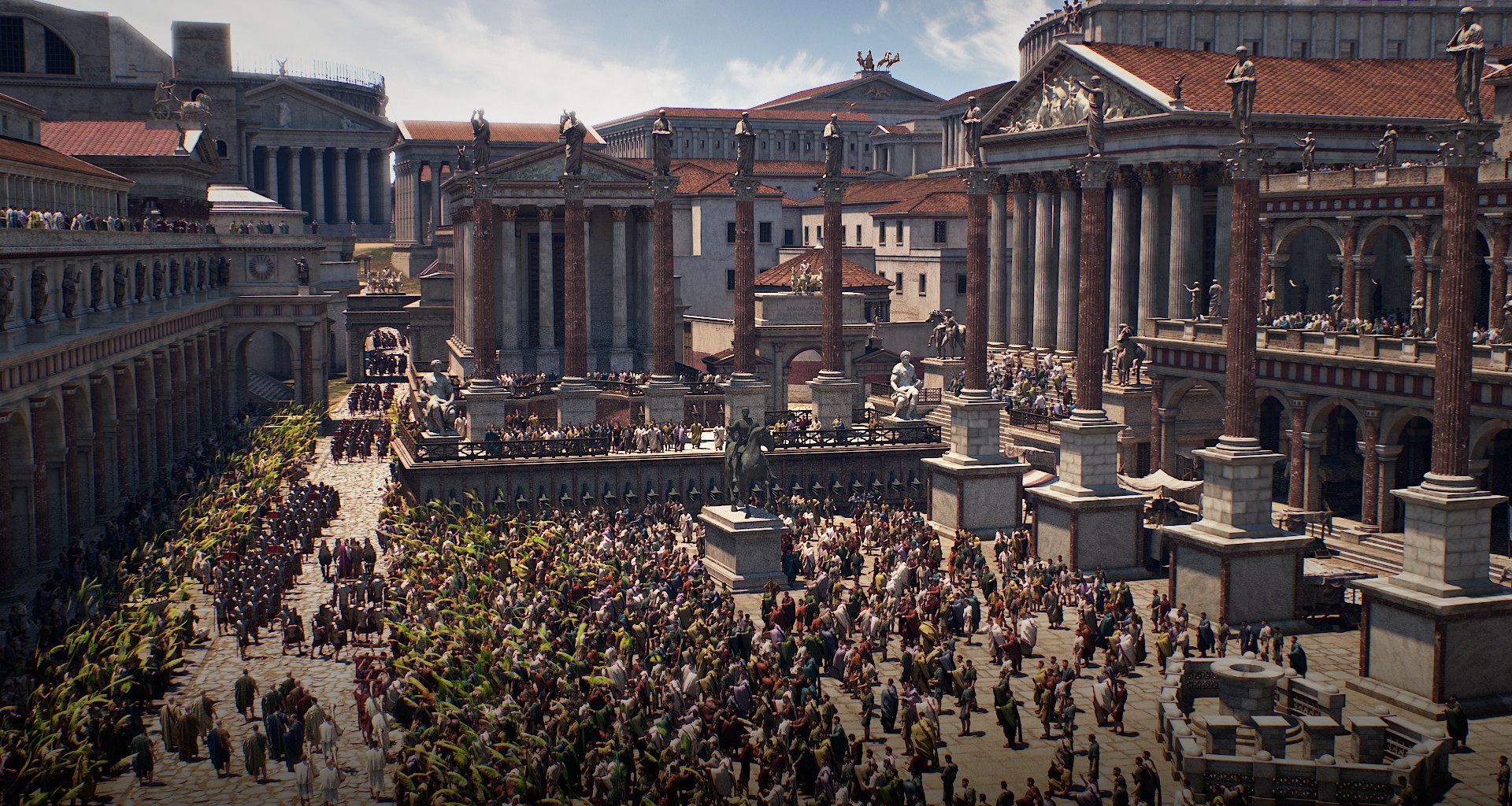 3D reconstruction of the Roman Forum circa 4th Century AD | Scrolller