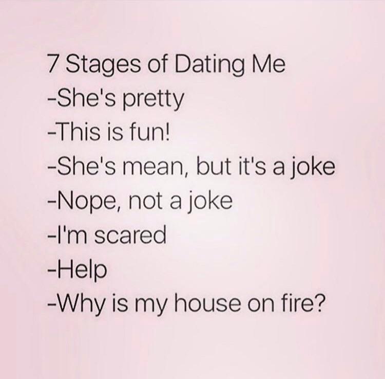 7 Stages of Dating Me | Scrolller