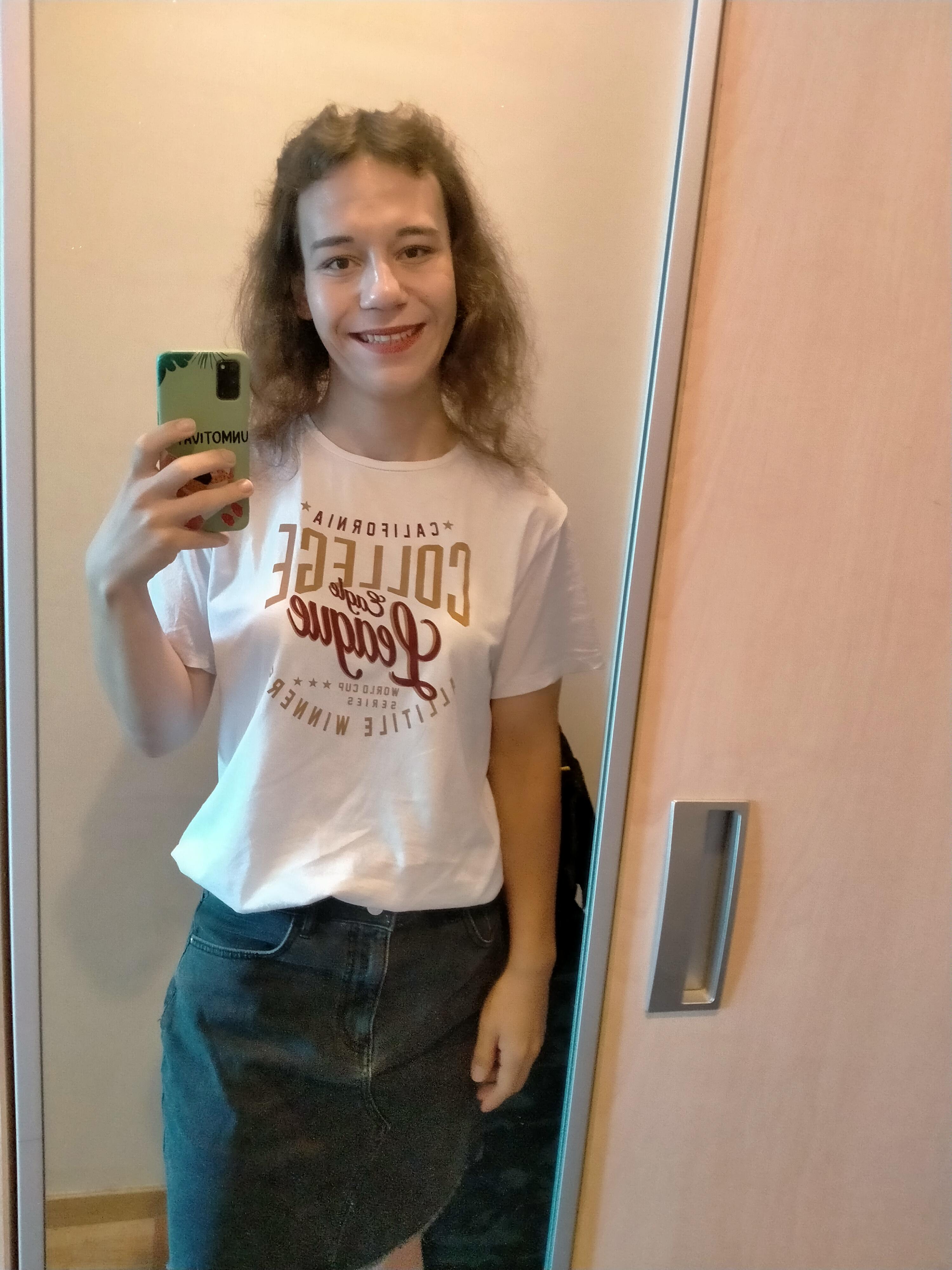 9 months of HRT, threw all of my old clothes and moved to a new country