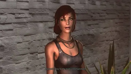 Hentai Beast 3D art by ShittyHorsey featuring a group of women and dogs in a Mass Effect futuristic setting