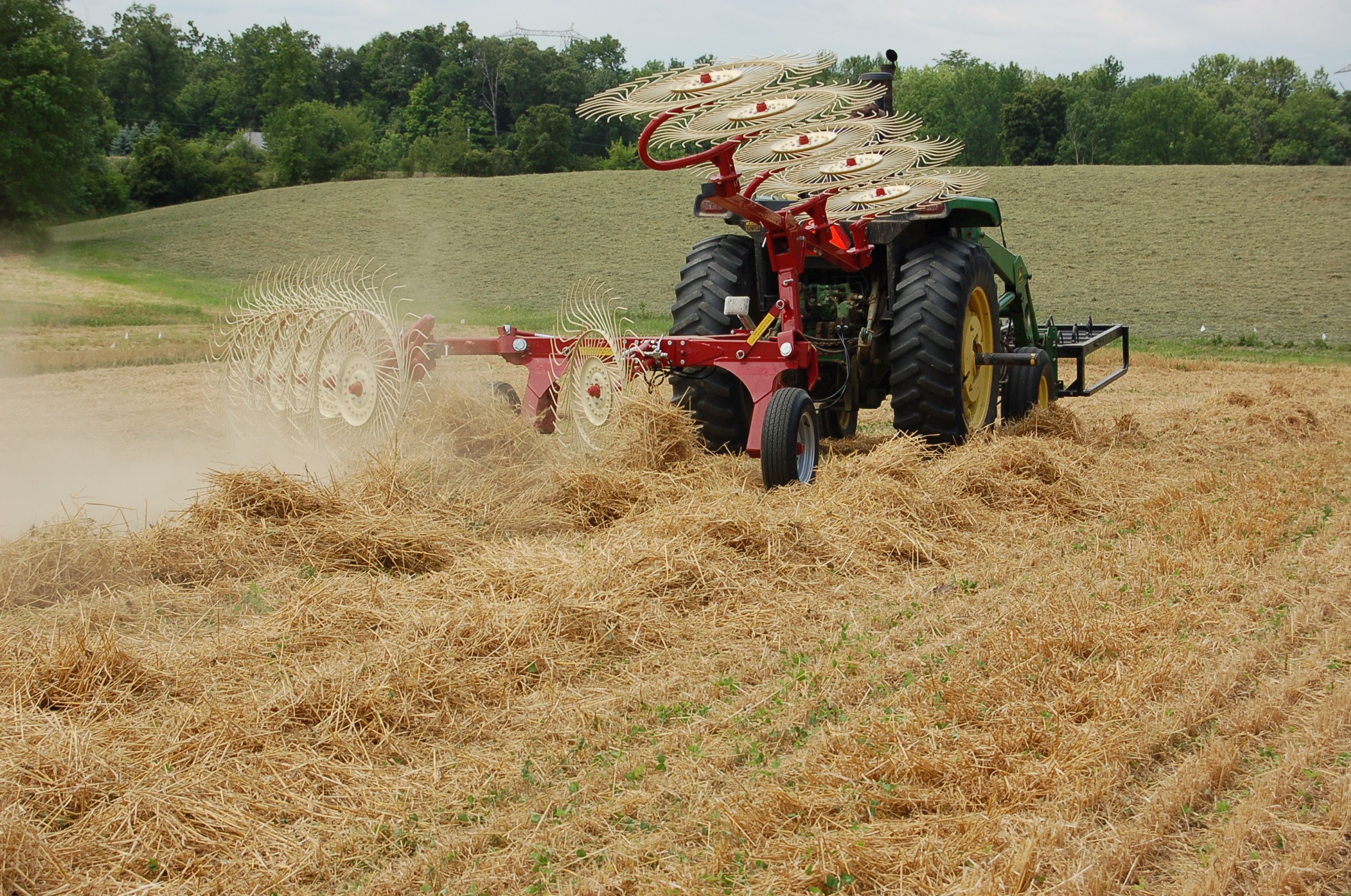 A Hay Rake in Action [2256 × 1496] | Scrolller