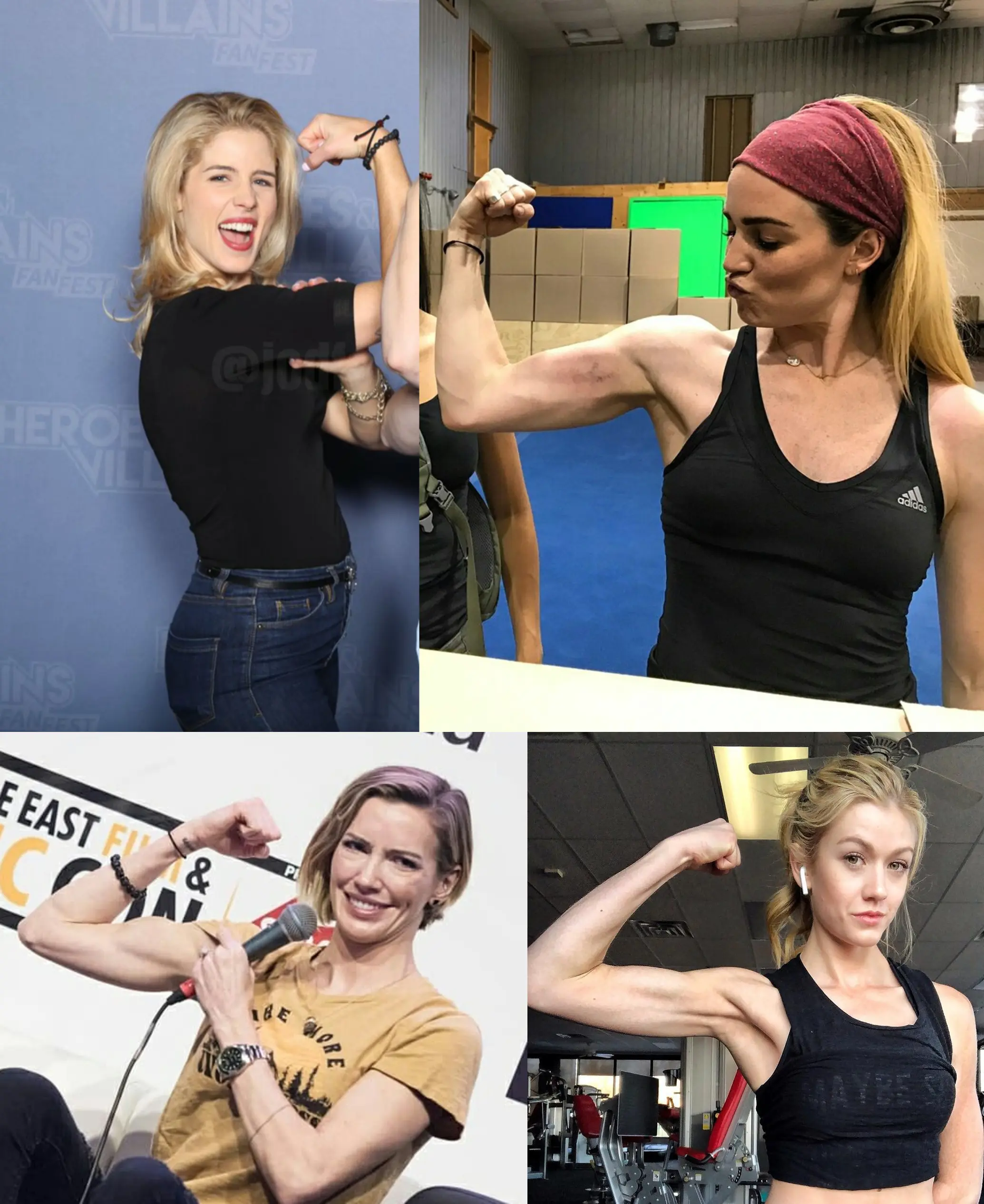 [Actor Fluff] Arrowverse actresses showing off their guns | Scrolller
