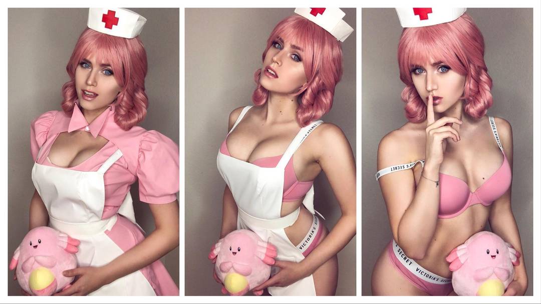 Boudoir Adeline Frost as Nurse Joy | Scrolller