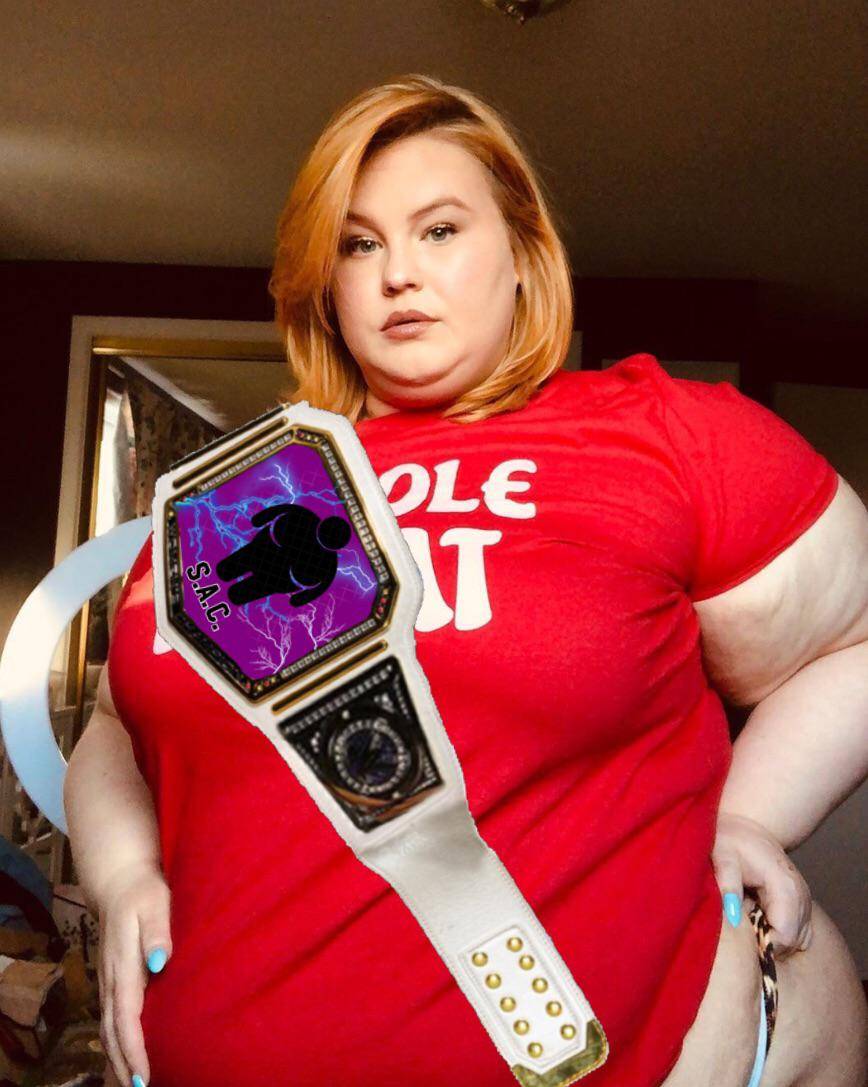 After a good Match, Roxxie still, the CHAMP! And this was her 2 title ...