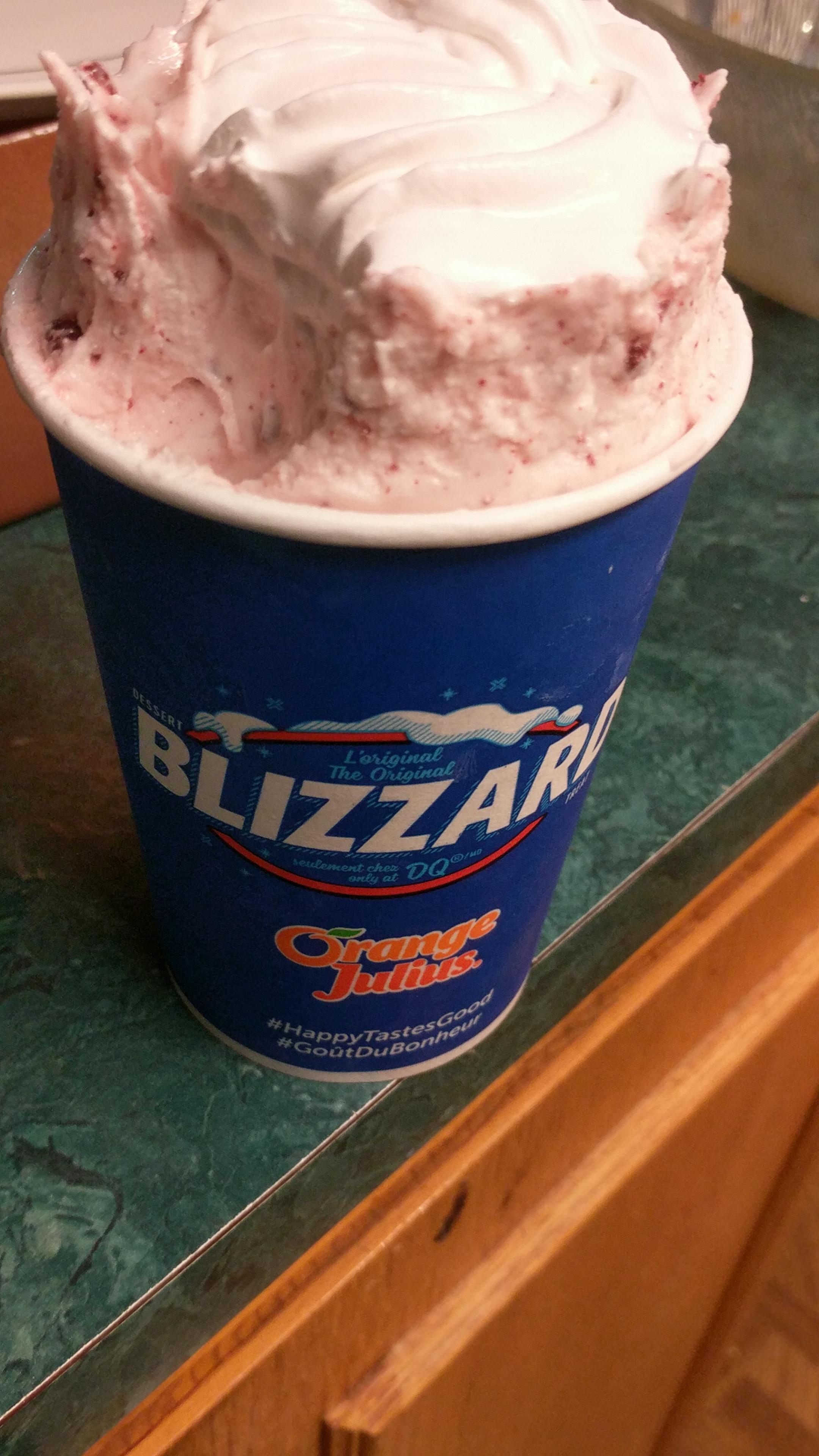 After years of waiting the red velvet blizzard is back people