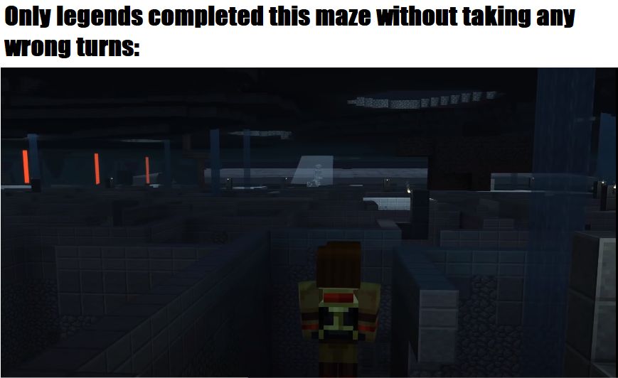 Ah, Minecraft: Story mode. Nostalgia. | Scrolller