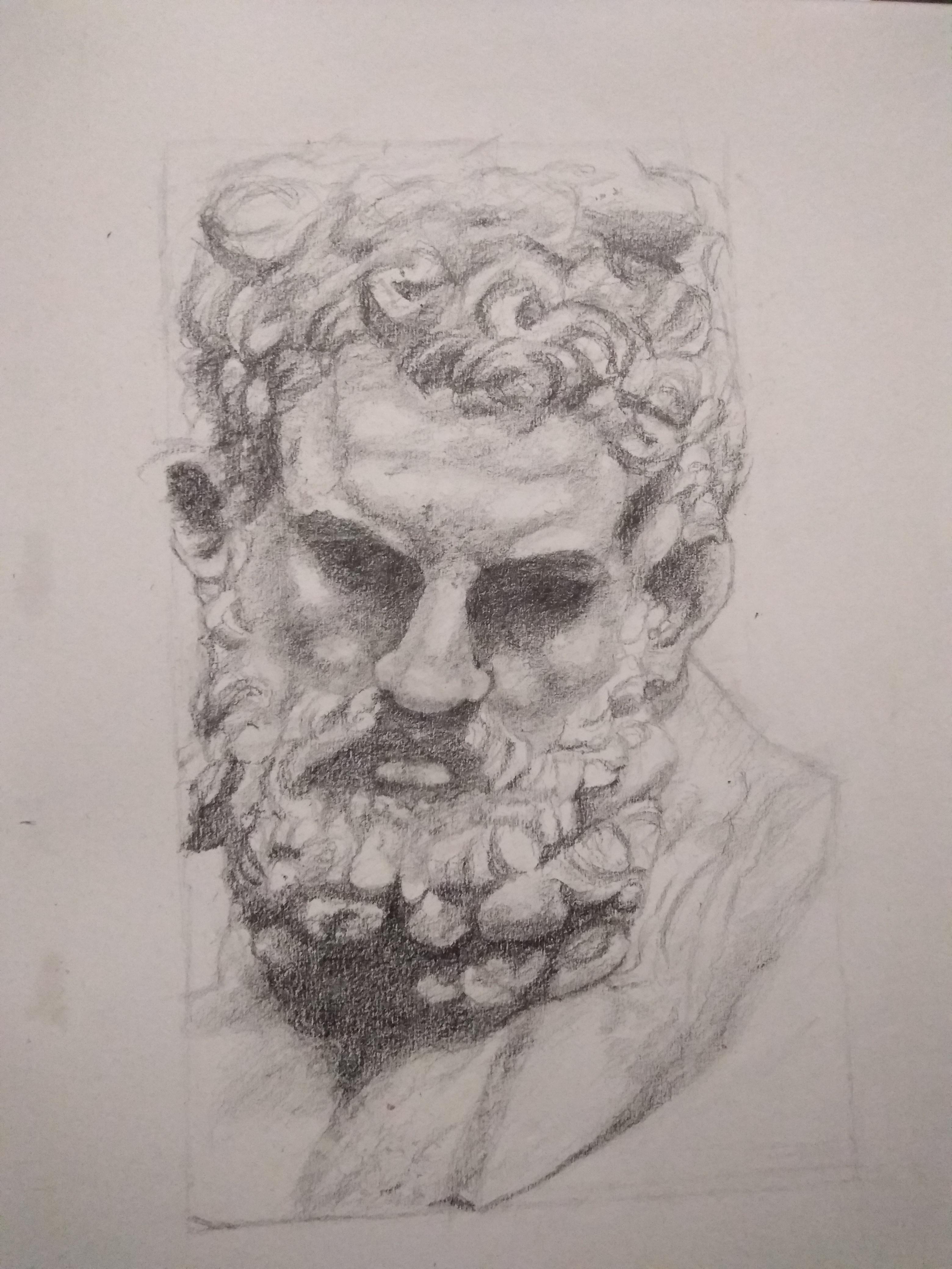 An Angry God done with Graphite | Scrolller