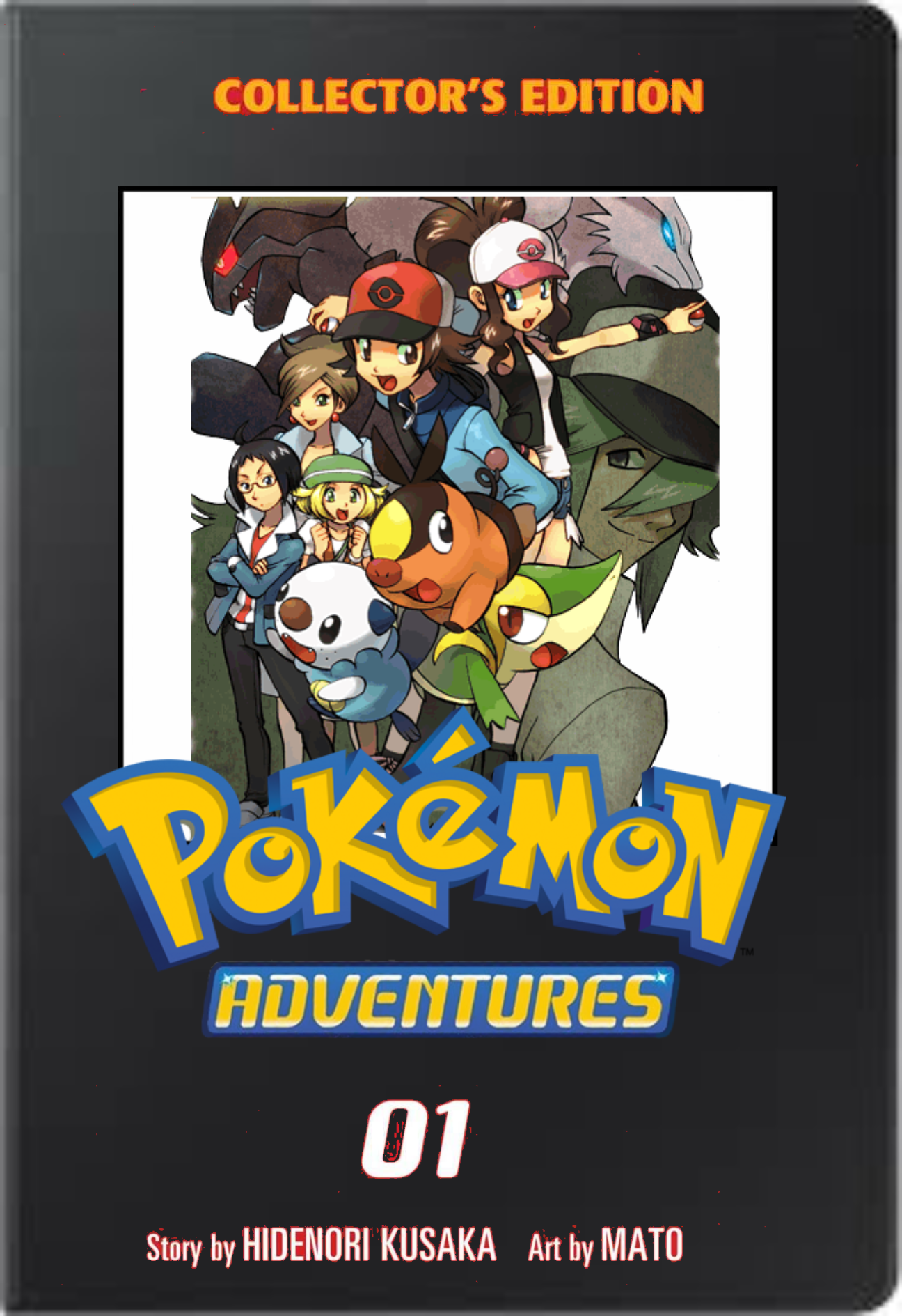 An Pokemon adventures Black and White collector edition mock-up | Scrolller