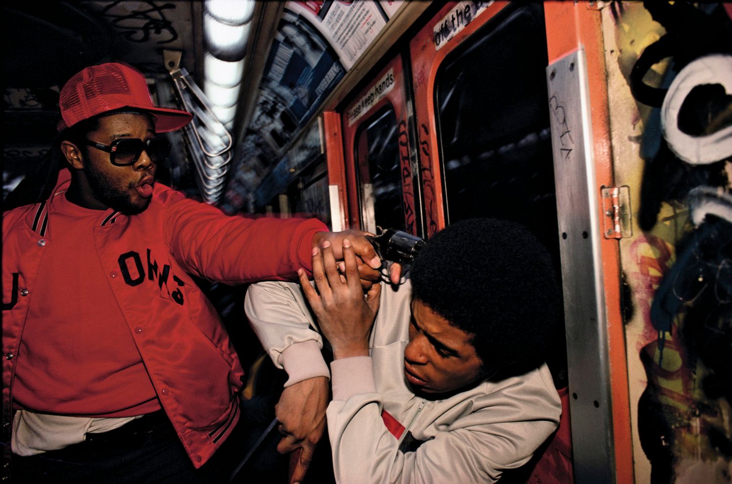 An Undercover Nypd Officer Apprehending A Subway Mugger 1985 Scrolller