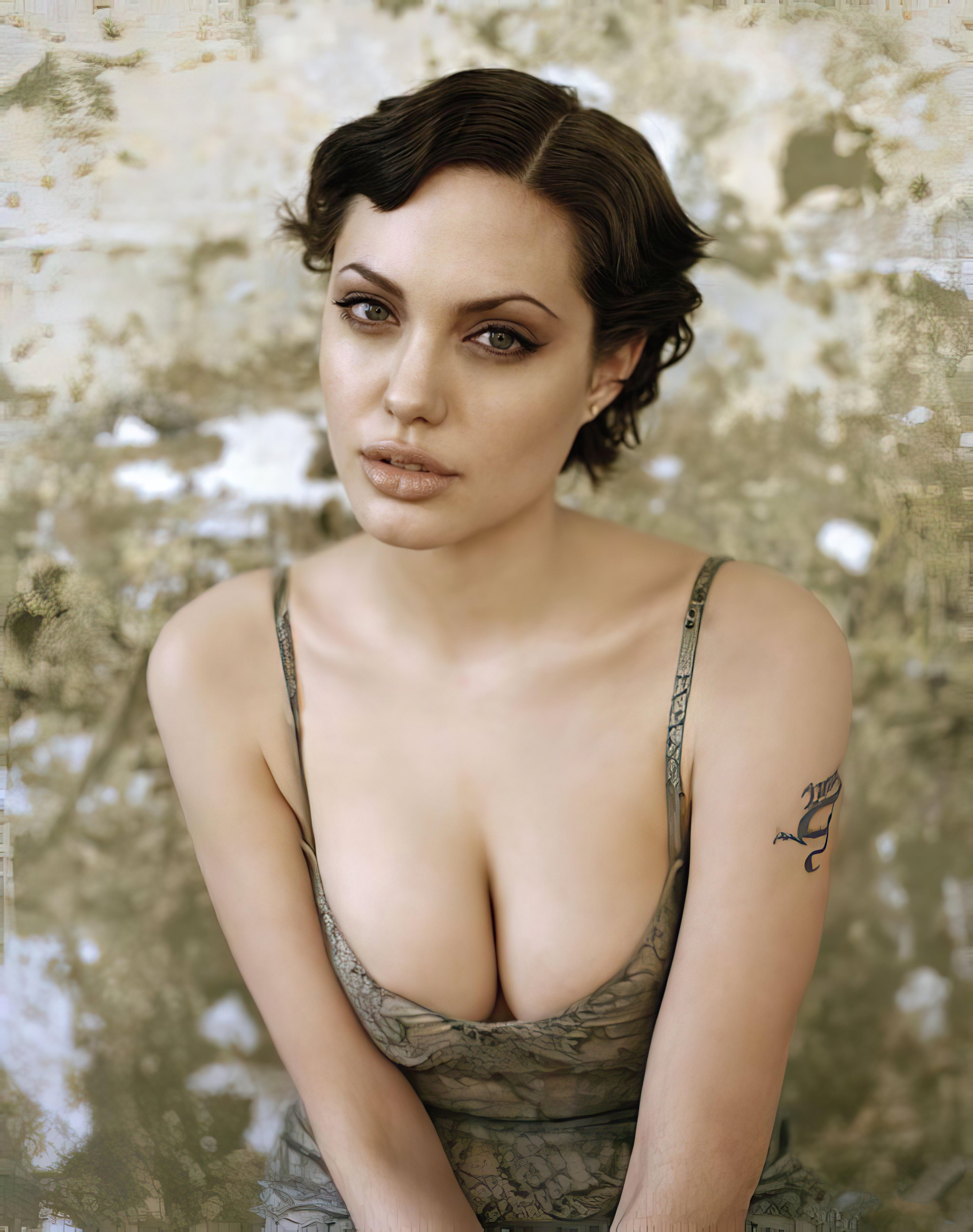 Angelina Jolie Femdom