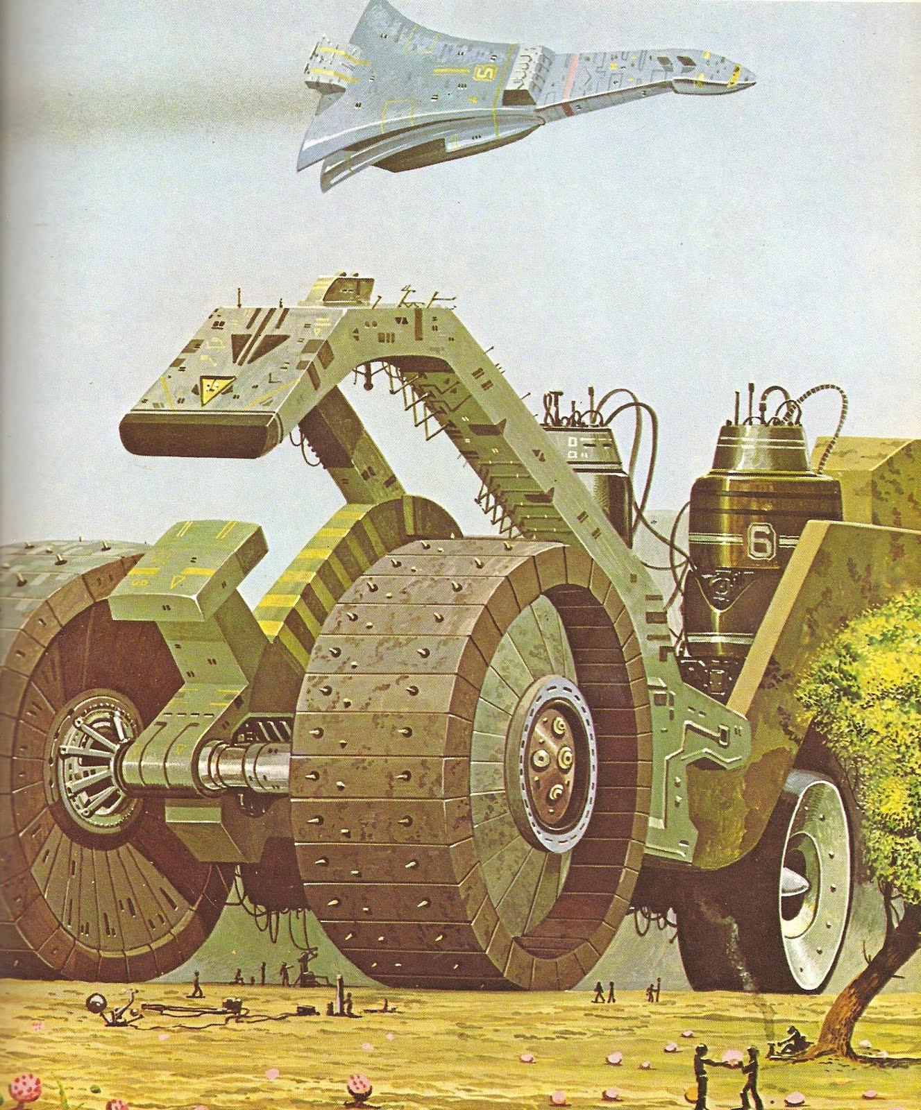 Angus McKie, Interstellar Queen flying overhead Scrolller