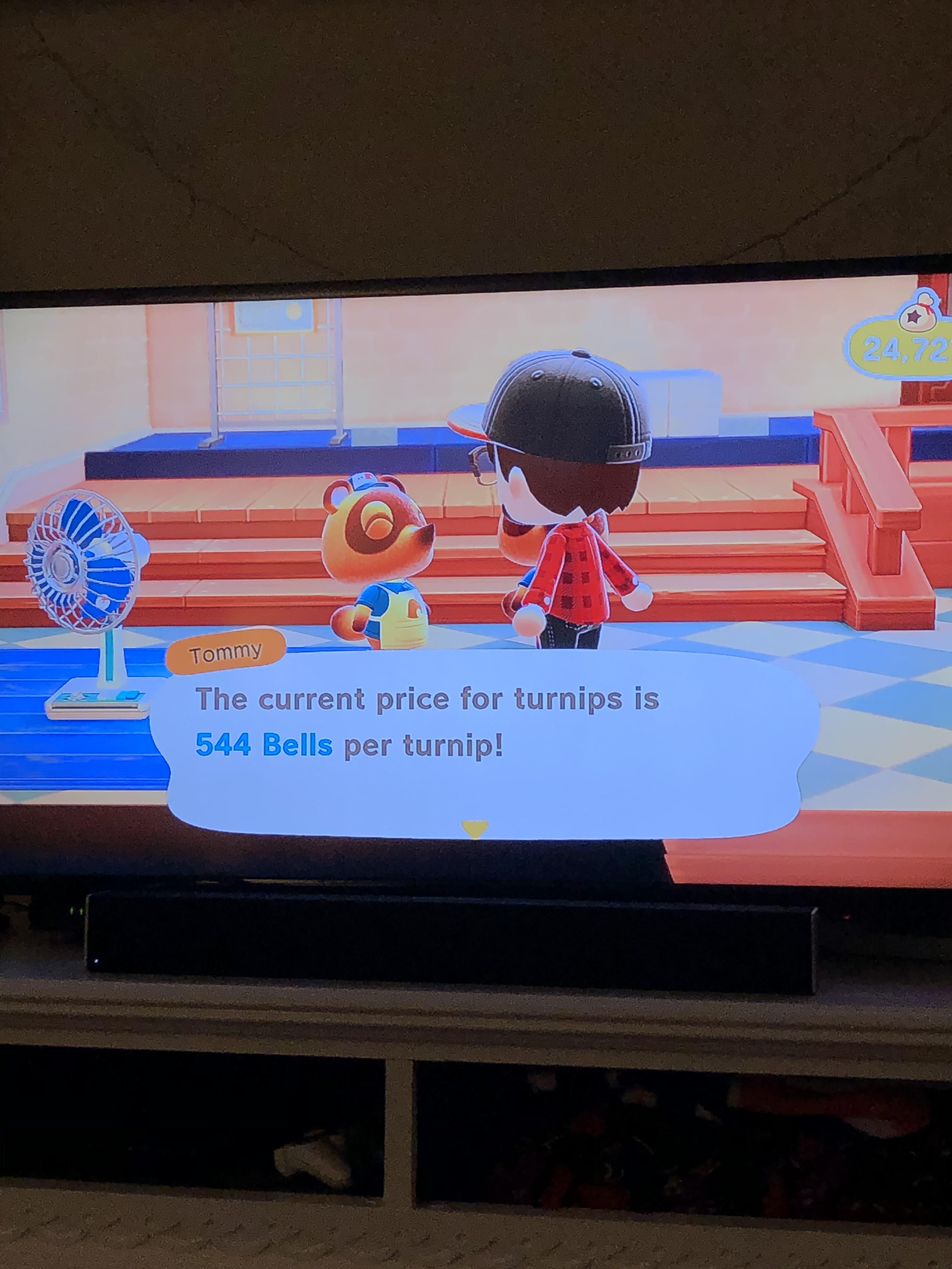 Animal Crossing turnips at 544. Dodo code MW293 Scrolller