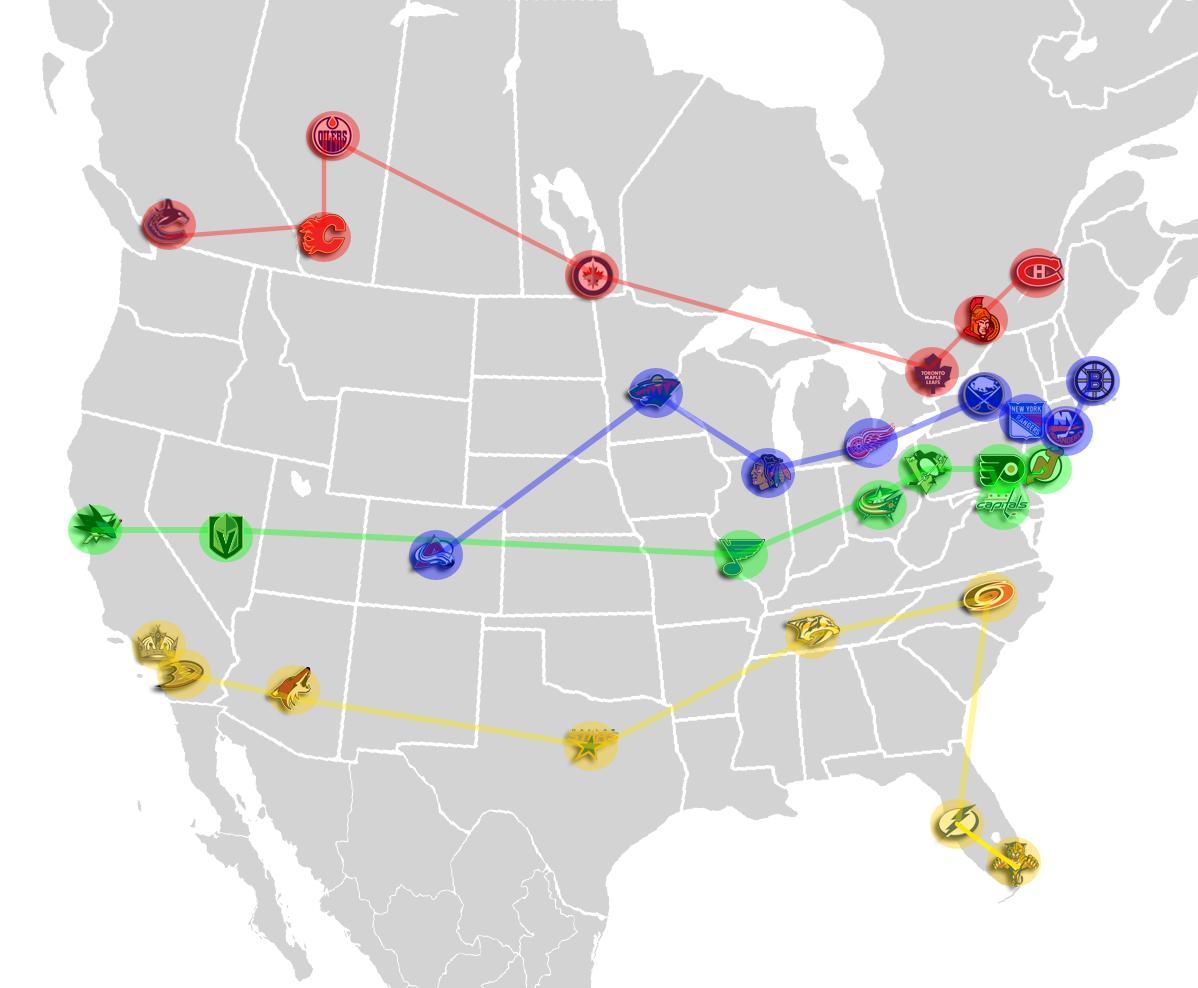 Another potential 2021 division realignment - but with more even travel ...