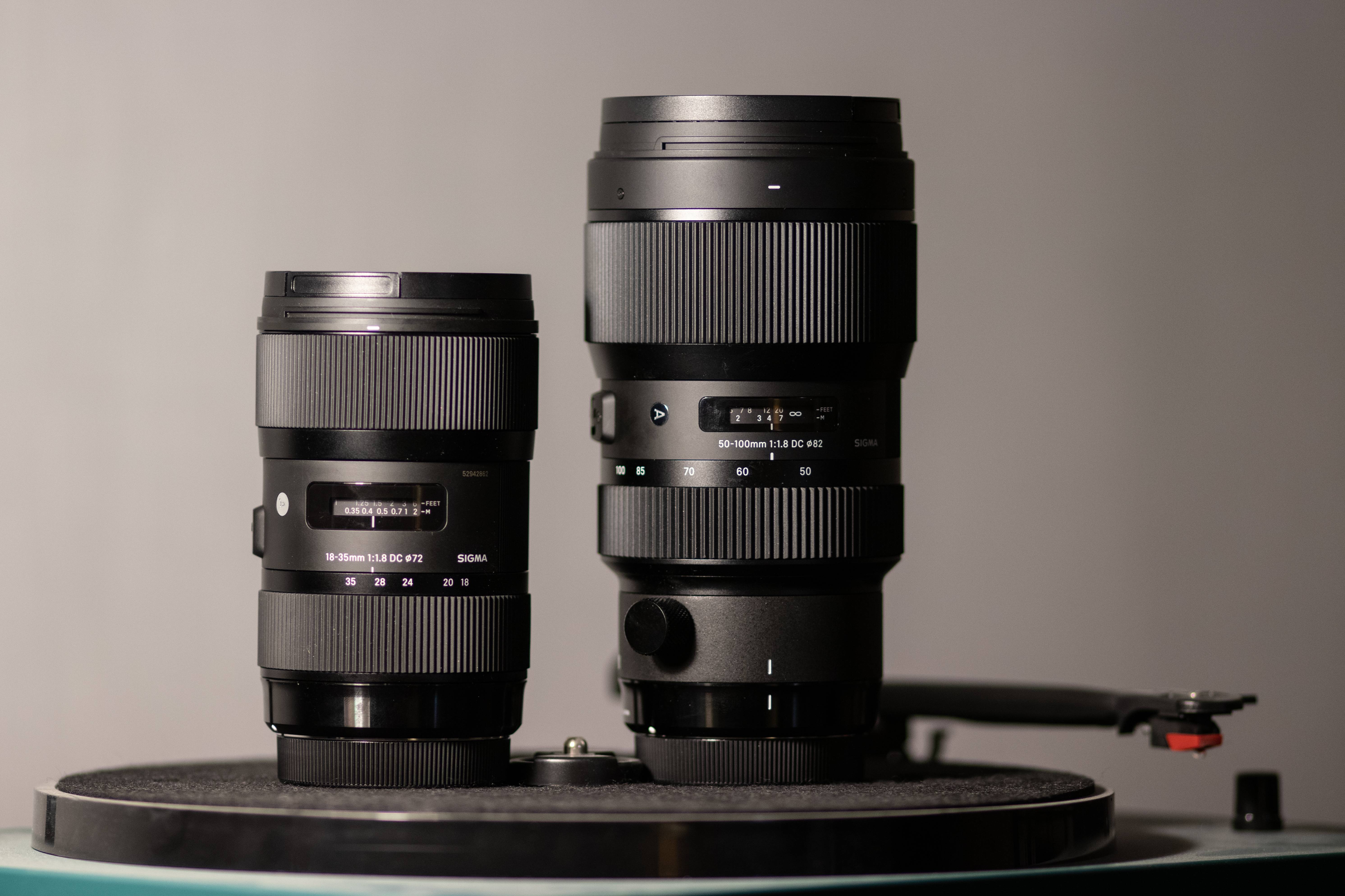APS-C Heavyweights! Constant f1.8 and covers most common focal lengths ...