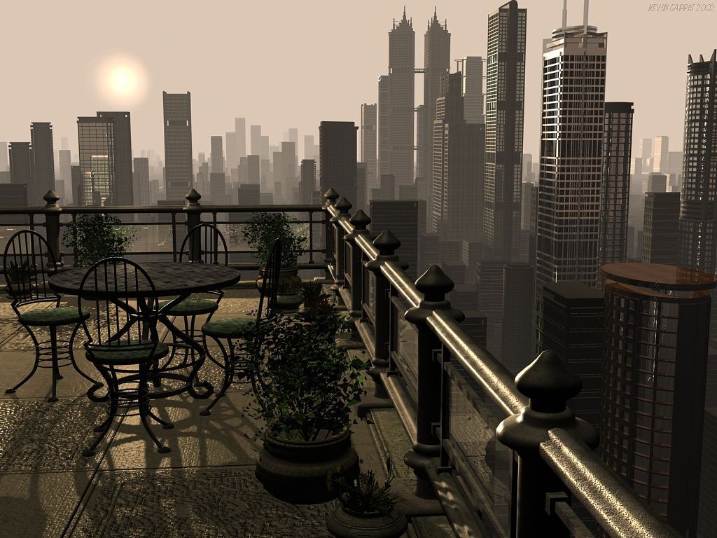 Cityscape 2001 As a kid I loved these early 2000s CGI cityscapes by Kevin Cappis ...
