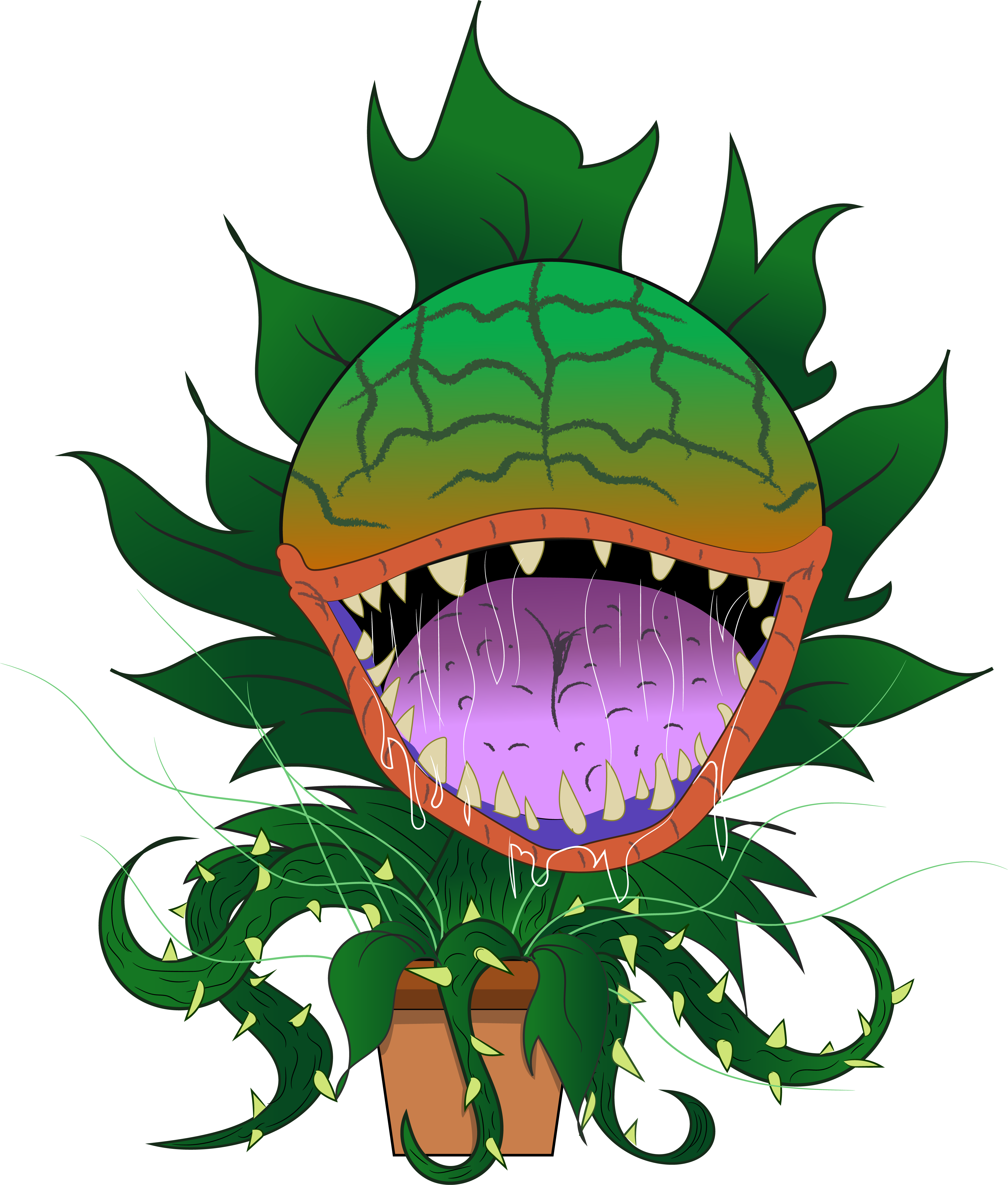Audrey II From Little Shop Of Horrors Done Completely In Adobe audrey-ii-from-little-shop-of-horrors-done-completely-in-adobe